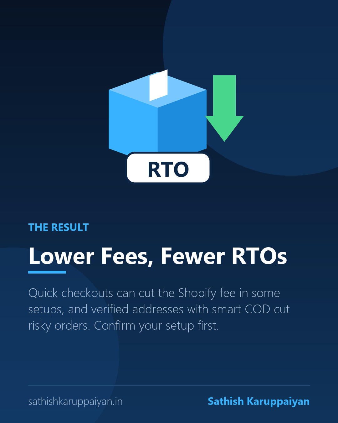 Reduce RTO with verified addresses and smart COD rules