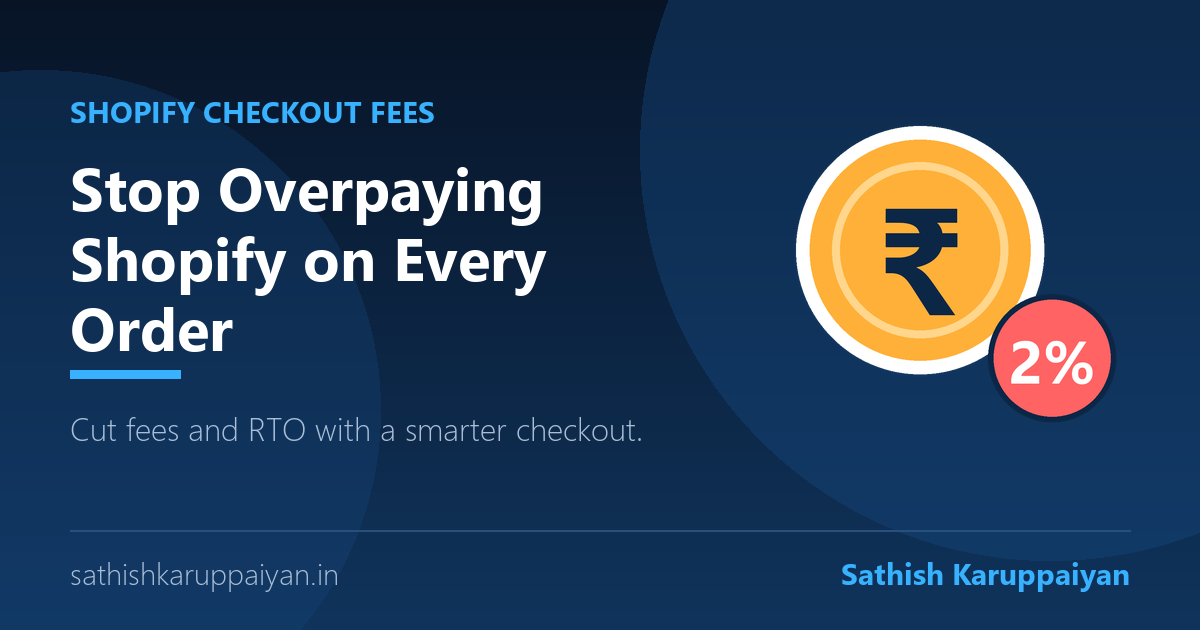 Still Paying Shopify’s Transaction Fee? How to Cut It and Reduce RTO