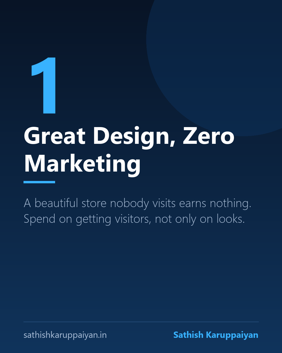 Ecommerce store with great design but zero marketing budget