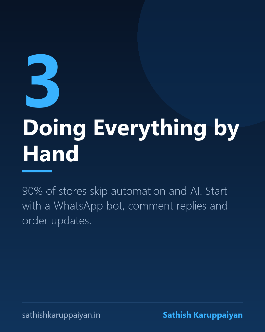 Ecommerce automation and AI agents for WhatsApp bot and order flow